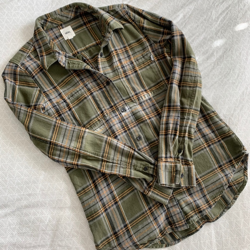 Vans Olive Green Flannel